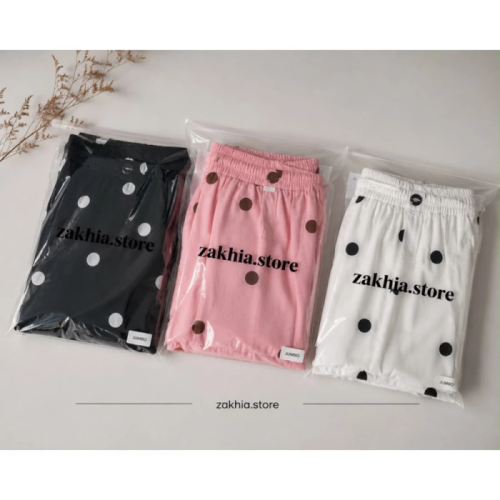 [Produk no.7]  Kulot Wanita Polkadot Rayon
